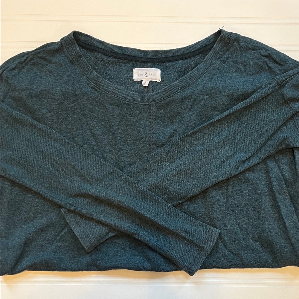 Lou & Grey Deep Teal Long Sleeve Tunic Tee